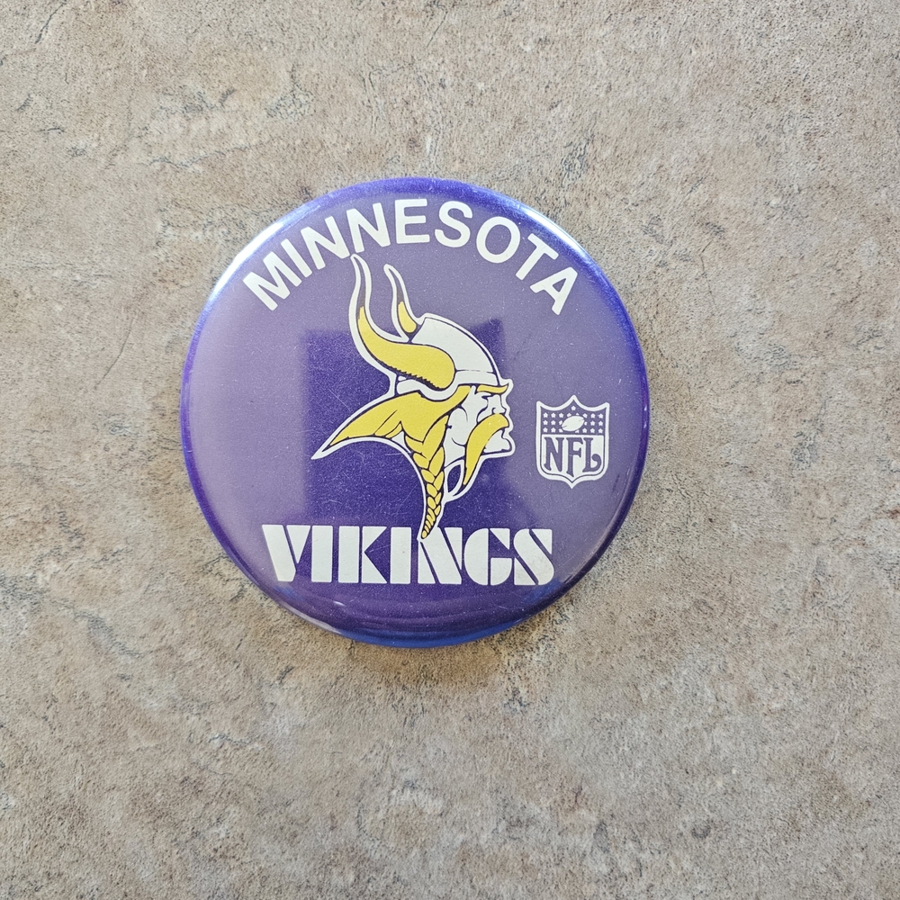 Minnesota Vikings Button Pin